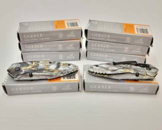 #1814 • (8) Gerber Mini-Remix Pocket Knives