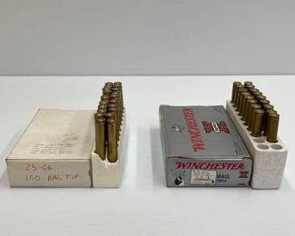 #1468 • 37 Rounds of 25-06 and 30-06 Ammo