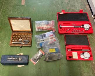 #6218 • Nails, Cylinder Gauges, Drill Bits, Refractometer & More