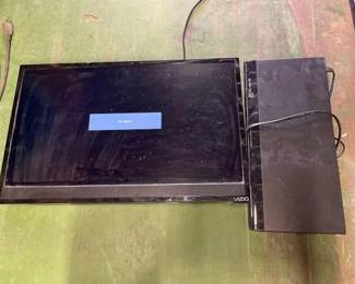 #6212 • 24” Visio TV and Sony CD/DVD Player