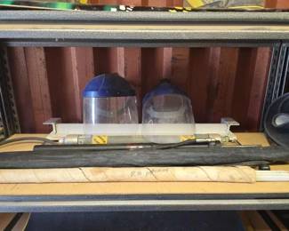 #6032 • (2) 3M Faceshields, Kaeser Compressor Membrane Air Dryer, HPI Cylinder Hydraulic Pneumatic and More