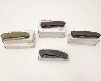 #1804 • (10) Bear Edge Pocket Knives