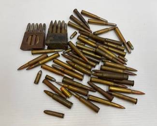 #1472 • 68 Rounds of .32 ACP, 8mm, .350 REM & 30-30 Win Ammo