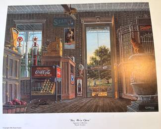 Randy Souders. Yes we're open 