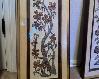 Yolande 4 seasons vintage metal art Summer