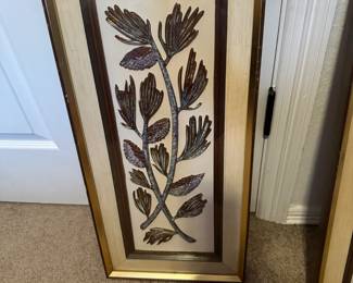 Yolande 4 seasons vintage metal art Winter