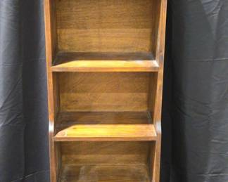 5 Foot Tall Solid Wooden Shelf Bookcase
