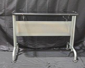 Industrialstyle Desk With Glass Top