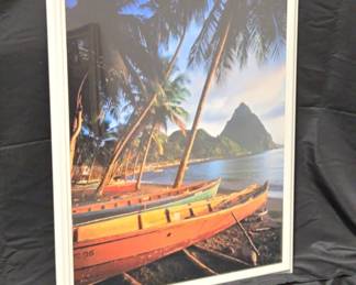 Tropical Island Framed Print