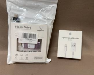 Flash Drive And USB Cable 