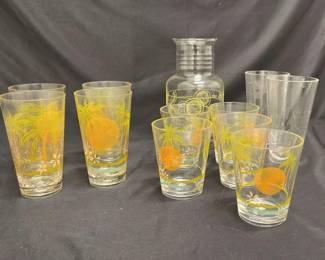 Drinkware And Pitcher