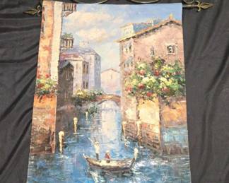Dreaming Of Venice Beautiful Painted Tapestry