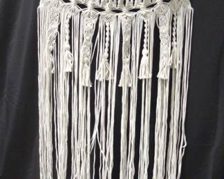 White Macrame Wall Door Hanging