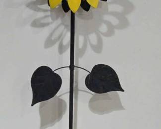 Large Metal Sunflower Yard Art