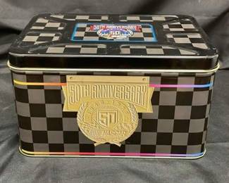 NASCAR 50th Anniversary Popcorn Tin