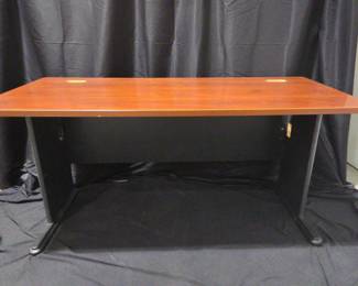 Black And Brown Wooden Desk Work Table