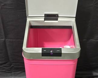 Cute Pink Trash Can