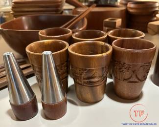 MCM Teak Serving Pieces