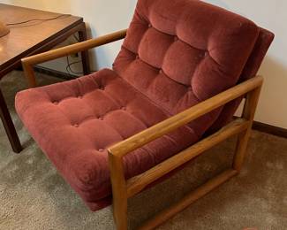 MCM "Cube" Scoop Lounge Chair by MILO BAUGHMAN