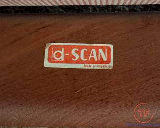 D-SCAN Vintage Solid Teak Danish Modern Armchair