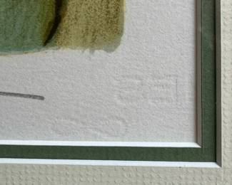 JACQUES LALANDE Artist Proof "Concerto à la Chaise Blanche" Signed Lithograph