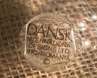 Mid Century Dansk Glass Oil Candle