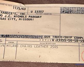 Dining Room Set with Mid Century HICKORY CHAIR CO Parlor Chairs