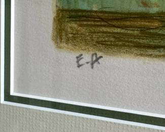 JACQUES LALANDE Artist Proof "Concerto à la Chaise Blanche" Signed Lithograph