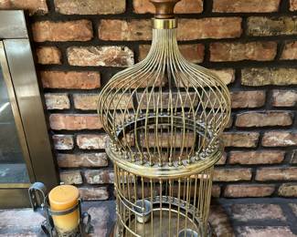 MCM Brass Birdcage 