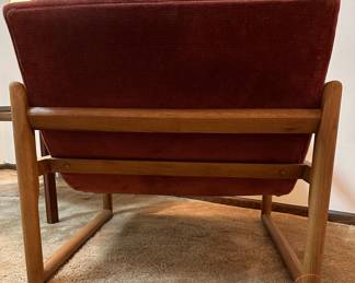 MCM "Cube" Scoop Lounge Chair by MILO BAUGHMAN