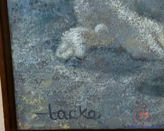 TACKE Nude Oil on Canvas