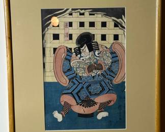 1850's UTAGAWA KUNIYOSHI Wood Block Prints