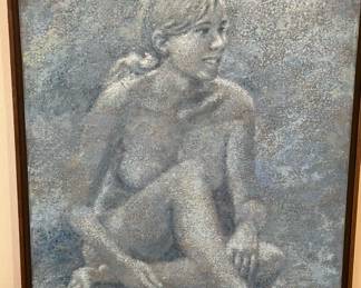 TACKE Nude Oil on Canvas