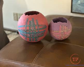 Paper Mache Molded Bowl Art