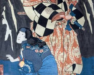 1850's UTAGAWA KUNIYOSHI Wood Block Prints