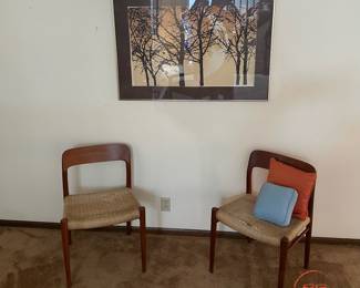 Mid Century Modern Model 75 Chair in Teak by NIELS O. MOLLER for J.L. MOLLER