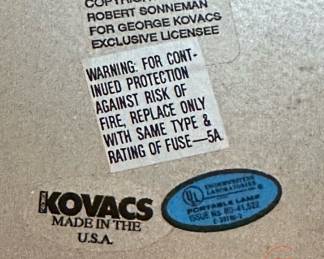 ROBERT SONNEMAN for GEORGE KOVACS Feather Floor Lamp