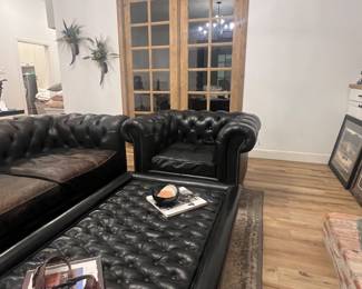 Restoration Hardware LR leather set