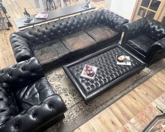 Restoration Hardware LR leather set