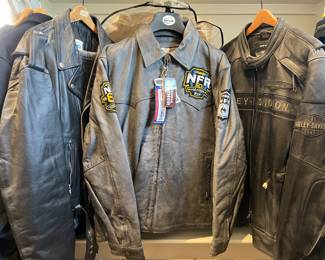 NFR leather jacket - new in plastic w tags
Harley Davidson jackets 
