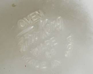 Set of 4 Peach Lustre Fire King Soup Bowls
