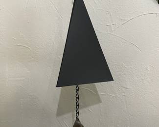 Black Triangle Bell Wind Chime