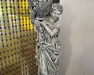 Grecian Girl Holding Vase Statue