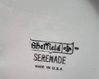 Sheffield "Serenade" Dinnerware Plates