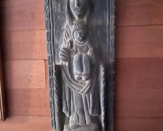 The Virgin Mary and Jesus Wall Plaque