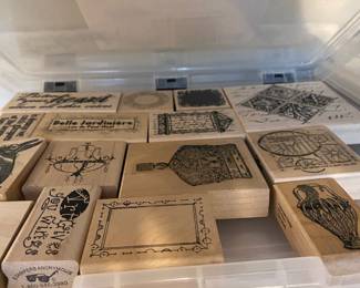 Assortment of Rubber Stamps