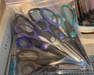 Assortment of Scrapbooking Scissors 