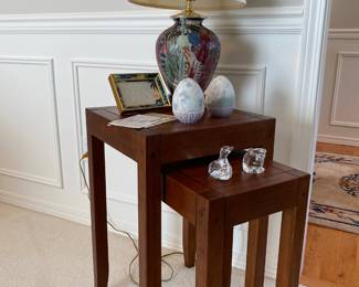 Waterford Crystal Pig Figurine, Waterford Crystal Duckling Figurine