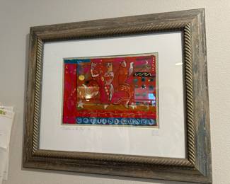 Framed & Matted Giclee Print "Rhythm on the Reef" by David Scott Meier