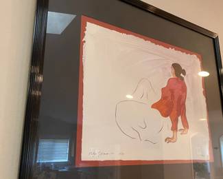 1991 Framed & Matted Lithograph "Kay-Bah" by Rudolph Carl Gorman
